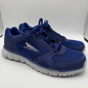 Catapult Meteor Mens 9.5 Blue Comfort Walking Sneakers Lightweight
